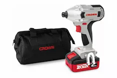 Аккумуляторный ударный винтоверт CROWN CT22021HX-4TB