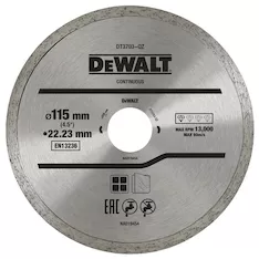 Диск алмазный по керамике DeWALT 115х1.6х22.23мм DT3703-QZ