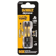 Биты ударные DeWALT T20 57мм 2шт. DT70533T-QZ