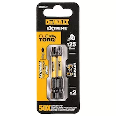 Биты ударные DeWALT T25 57мм 2шт. DT70534T-QZ