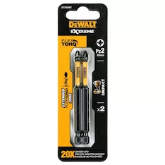Биты ударные DeWALT "IMPACT TORSION" PZ2 85мм 2шт. DT70566T-QZ