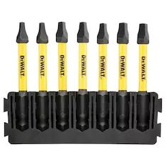 Набор бит DeWALT FLEXTORQ SQ 57мм 7шт. DT70824-QZ