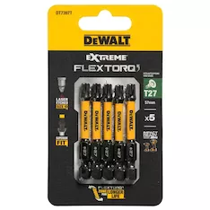 Набор бит DeWALT "FLEXTORQ" T27х57мм 5шт. DT7397T-QZ