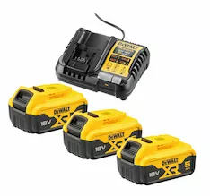 Набор аккумуляторов DeWalt DCB1104P3 18V XR 3 X 5.0AH