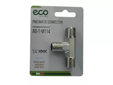 Соединение нар. резьба 1/4" Т-образное (латунь) ECO