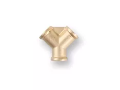 Соединение внутр. резьба 1/4" Y-образное (латунь) ECO