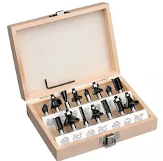 Набор фрез для фрезера Einhell Fräsersatz 8 mm 15 pcs 49757291