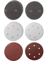 Шлифлисты в комплекте (круг) Einhell Git-Schl-Pap Set Ø225mm 15tlg 49491066