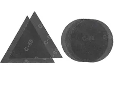 Шлифлисты в комплекте (круг + треуг) Einhell Git-Schl-Pap Set Ø 225 5tg 49491005