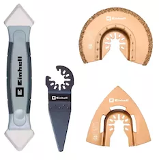 Набор оснастки для реноватора Einhell Multitool Set tiles 4pcs 49708750