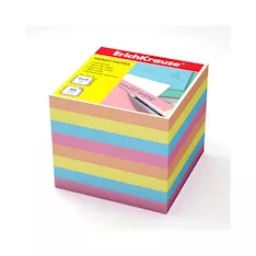 Бумага настольная ErichKrause®, 90x90x90 мм., 4 цвета