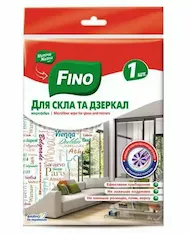 Салфетка микрофибра для стекол Fino 4823058339702