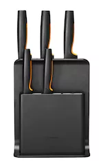 Набор ножей 5 шт пластиковый блок FF Fiskars
