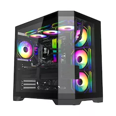 Компьютерный корпус Gamemax Hype-A BK Black без Б/П