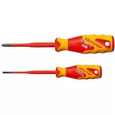 Набор диэлектрических отверток Gedore VDE 2162-2172 PH-02