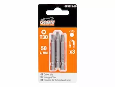 Насадка TORX T30 50мм 3шт GEPARD (GP3513-50)