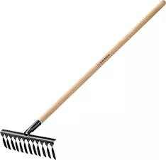 Грабли садовые GRINDA GS-12 WOOD 39581-12