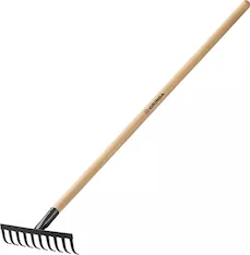 Грабли садовые GRINDA GT-10 WOOD 39583-10