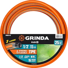Шланг поливочный GRINDA FLEX 3 PROLine 429008-1/2-15