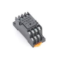 Разъём для крепления на DIN-рейку пром. реле Himel HDZ9 4 конт. 3-5А