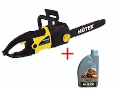 Электропила Huter ELS-2400 + масло