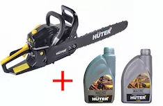 Бензопила HUTER BS-2300М + масло