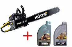 Бензопила Huter BS-52M + масло