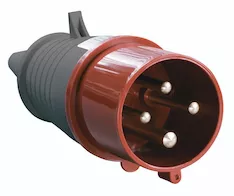 Вилка переносная IEK ССИ-024 32А-6ч/380-415В 3P+PE IP44 PSR02-032-4