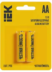 Батарейка щелочная IEK Alkaline LR06/AA (2 шт)
