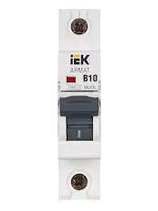 Автоматический выключатель IEK M06N 1P B 10А AR-M06N-1-B010