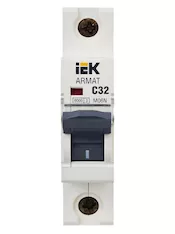Автоматический выключатель IEK M06N 1P C 32А AR-M06N-1-C032