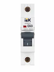Автоматический выключатель IEK M06N 1P C 63А AR-M06N-1-C063
