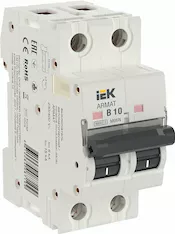 Автоматический выключатель IEK M06N 2P B 10А AR-M06N-2-B010