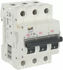 Автоматический выключатель IEK M06N 3P C 40А