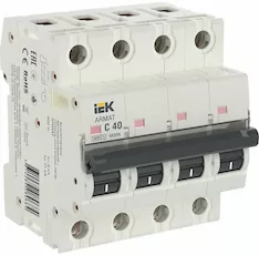 Автоматический выключатель IEK M06N 4P C 40А