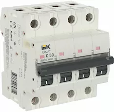 Автоматический выключатель IEK M06N 4P C 50А