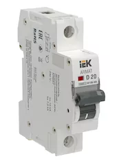 ARMAT Автоматический выключатель без теплового расцепителя M10N-MA 1P D 20А IEK AR-M10N-MA-1-D020
