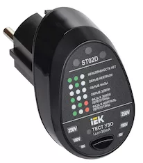 Тестер розеток IEK ARMA2L 5 ST02D A2L5-ST14-02 