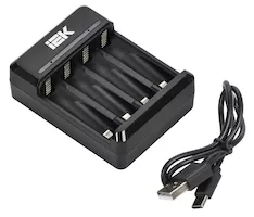 Устройство зарядное для 2-4 NiMH/CD аккумуляторов AA/AAA 200мА с LED индикатором IEK ABC11-4-2-TYC-M-020-LED