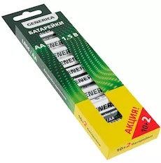Батарейка щелочная GENERICA Alkaline LR06/AA ПРОМО ABT-LR06-ST-B12-G 
