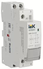 Контактор модульный IEK ARMAT KMR 20А 230В AC 2НЗ AR-KMR10-020-02-230 