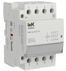 Контактор модульный IEK ARMAT KMR 40А 230В AC 3НО 1 НЗ AR-KMR10-040-31-230 
