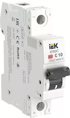 Автоматический выключатель IEK ARMAT M06N-DC C AR-M06N-1-C010DC