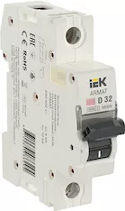 ARMAT Автоматический выключатель M06N 1P D 32А IEK AR-M06N-1-D032
