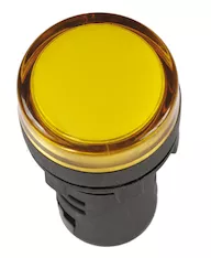 Лампа AD16DS(LED)матрица d=16мм желтый 24В AC/DC IEK BLS10-ADDS-024-K05-16