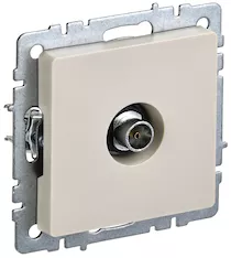 Розетка TV оконечная IEK BRITE РТВ11-0-БрКр BR-A10-O-K10 