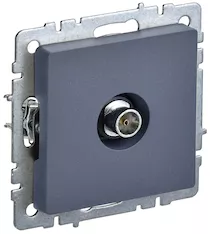 Розетка TV оконечная IEK BRITE РТВ11-0-БрМ BR-A10-O-K35 