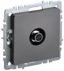 Розетка TV оконечная IEK BRITE РТВ11-0-БрС BR-A10-O-K46 