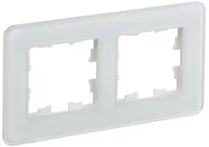 Рамка 2-местная IEK BRITE РУ-2-2-Бр RE BR-M22-G-41-K01 