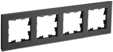 Рамка 4-местная IEK BRITE РУ-4-2-Бр BR-M42-G-31-K02 